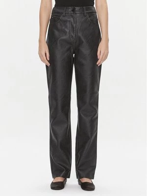 Obrázek produktu Calvin Klein Jeans Kalhoty z imitace kůže J20J222552 Černá Straight Fit
