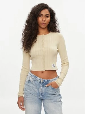 Obrázek produktu Calvin Klein Jeans Kardigan J20J223149 Zelená Slim Fit