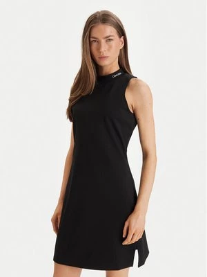 Obrázek produktu Calvin Klein Jeans Každodenní šaty Interlock Mock LV047F260G Černá Slim Fit