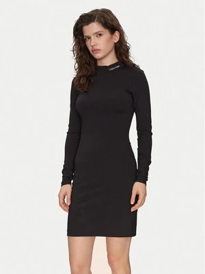 Obrázek produktu Calvin Klein Jeans Každodenní šaty J20J225074 Černá Slim Fit