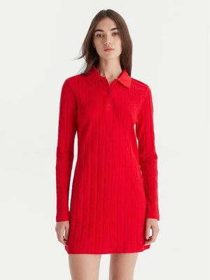 Obrázek produktu Calvin Klein Jeans Každodenní šaty LV047D228G Červená Slim Fit