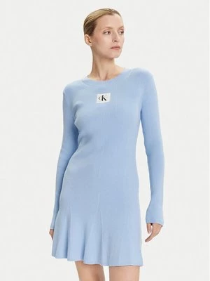 Obrázek produktu Calvin Klein Jeans Každodenní šaty LV047D307G Modrá Slim Fit