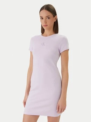 Obrázek produktu Calvin Klein Jeans Každodenní šaty Monologo Baby LV047F241G Růžová Slim Fit