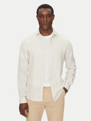 Obrázek produktu Calvin Klein Jeans Košile Linen Stripe Slim Shirt K10K109332 Béžová Regular Fit