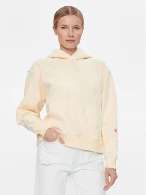 Obrázek produktu Calvin Klein Jeans Mikina Back Bold Monologo J20J222895 Žlutá Relaxed Fit
