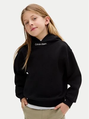 Obrázek produktu Calvin Klein Jeans Mikina Embro Logo IB0IB02525 D Černá Relaxed Fit