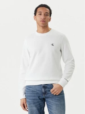 Obrázek produktu Calvin Klein Jeans Mikina Embroidered Logo J30J314536 Bílá Regular Fit