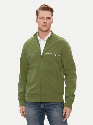 Obrázek produktu Calvin Klein Jeans Mikina Logo Repeat J30J325493 Zelená Regular Fit