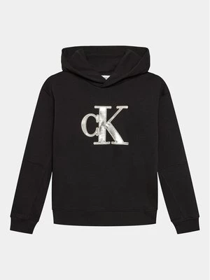 Obrázek produktu Calvin Klein Jeans Mikina Metallic Monogram IG0IG02298 Černá Regular Fit