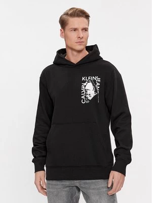 Obrázek produktu Calvin Klein Jeans Mikina Modern Metals Graphic J30J324626 Černá Regular Fit