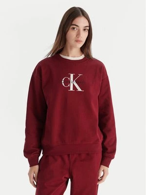 Obrázek produktu Calvin Klein Jeans Mikina Monologo LV047B234G Bordó Relaxed Fit
