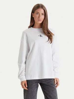 Obrázek produktu Calvin Klein Jeans Mikina Monologo LV047E211G Bílá Oversize