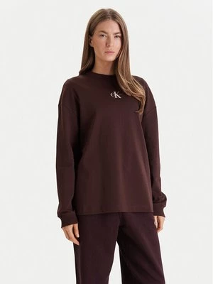 Obrázek produktu Calvin Klein Jeans Mikina Monologo LV047E211G Hnědá Oversize