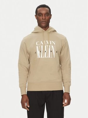 Obrázek produktu Calvin Klein Jeans Mikina Serif Font Graphic J30J327520 Zelená Regular Fit