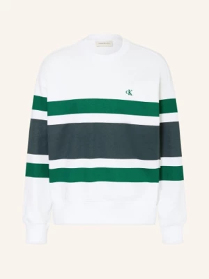 Obrázek produktu Calvin Klein Jeans Mikina Terry zelená / tmavě zelená / bílá