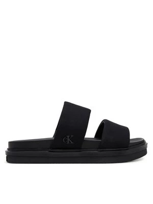 Obrázek produktu Calvin Klein Jeans Nazouváky Flat Molded Dbl Bar Sandal Cv YM0YM01222 Černá