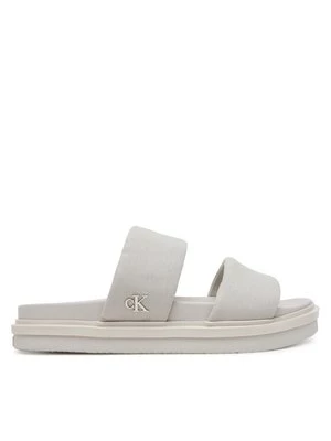 Obrázek produktu Calvin Klein Jeans Nazouváky Flat Molded Dbl Bar Sandal Cv YM0YM01222 Šedá