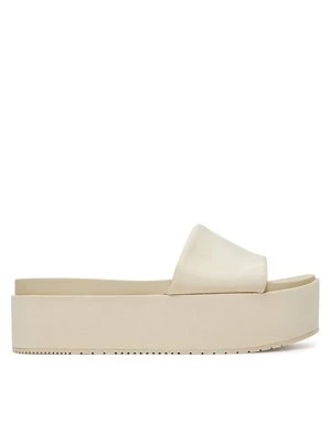 Obrázek produktu Calvin Klein Jeans Nazouváky Flatform Sandal Slide In Nylon YW0YW01791 Écru Krémová
