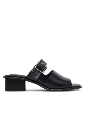 Obrázek produktu Calvin Klein Jeans Nazouváky Heel Square Mg Buckle Lth YW0YW01701 Černá