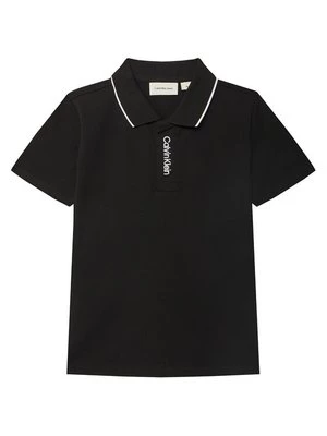 Obrázek produktu Calvin Klein Jeans Polokošile Embro Logo IB0IB02542 D Černá Regular Fit