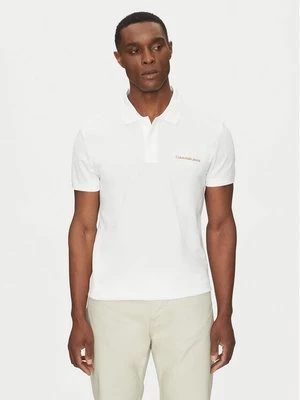 Obrázek produktu Calvin Klein Jeans Polokošile Monologo J30J325664 Bílá Regular Fit