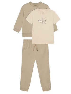 Obrázek produktu Calvin Klein Jeans Sada mikina, halenka a kalhoty Monogram IN0IN00336 Béžová Regular Fit