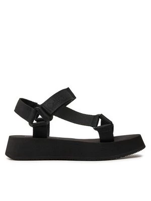 Obrázek produktu Calvin Klein Jeans Sandály Sandal Velcro Webbing In Mtl YW0YW01480 Černá