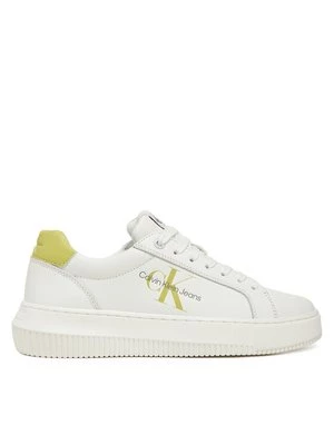 Obrázek produktu Calvin Klein Jeans Sneakersy Chunky Cupsole Laceup Mon Lth YW0YW00823 Bílá