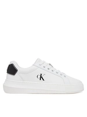 Obrázek produktu Calvin Klein Jeans Sneakersy Chunky Cupsole Ru Patch Lth Wn YW0YW01846 Bílá