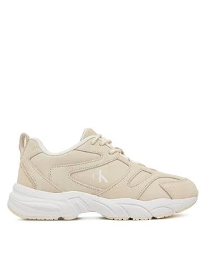 Obrázek produktu Calvin Klein Jeans Sneakersy Retro Tennis Low Mg Mix Media Wn YW0YW01639 Écru