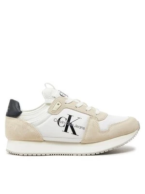 Obrázek produktu Calvin Klein Jeans Sneakersy Runner Sock Laceup Ny-Lth Wn YW0YW00840 Bílá
