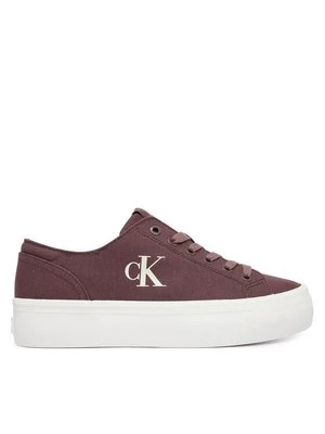 Obrázek produktu Calvin Klein Jeans Sneakersy Vulc Flatform Low Canvas Mg YW0YW01763 Bordó