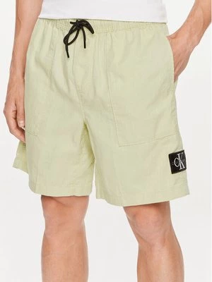Obrázek produktu Calvin Klein Jeans Šortky z materiálu J30J325475 Zelená Regular Fit