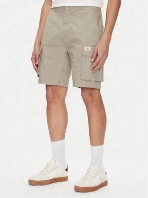 Obrázek produktu Calvin Klein Jeans Šortky z materiálu J30J327376 Zelená Regular Fit
