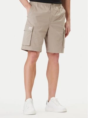 Obrázek produktu Calvin Klein Jeans Šortky z materiálu LV04RB618G Hnědá Regular Fit