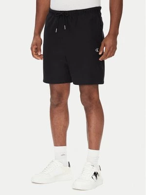 Obrázek produktu Calvin Klein Jeans Sportovní kraťasy Premium Terry LV04RC280G Černá Regular Fit