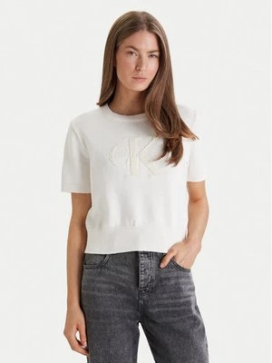 Obrázek produktu Calvin Klein Jeans Svetr Chunky LV044E306G Béžová Regular Fit