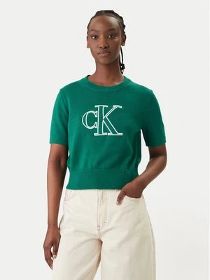 Obrázek produktu Calvin Klein Jeans Svetr LV047F356G Zelená Regular Fit