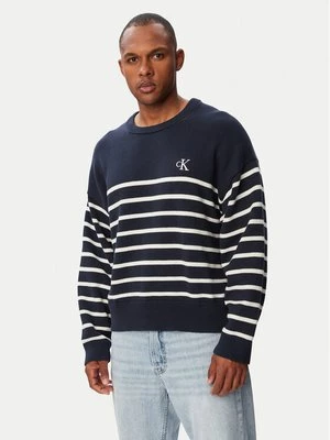 Obrázek produktu Calvin Klein Jeans Svetr LV04RG305G Tmavomodrá Relaxed Fit