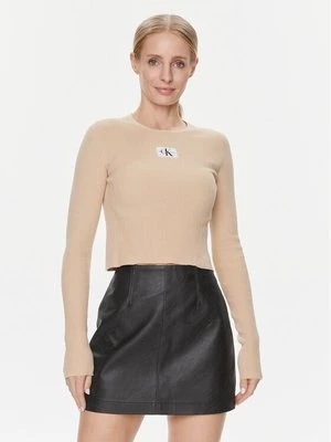 Obrázek produktu Calvin Klein Jeans Svetr Variegated J20J223233 Béžová Slim Fit