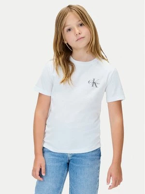 Obrázek produktu Calvin Klein Jeans T-Shirt Chest Monologo IU0IU00719 Bílá Regular Fit