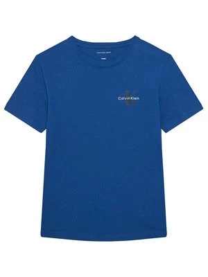 Obrázek produktu Calvin Klein Jeans T-Shirt Chest Monologo IU0IU00719 Modrá Regular Fit