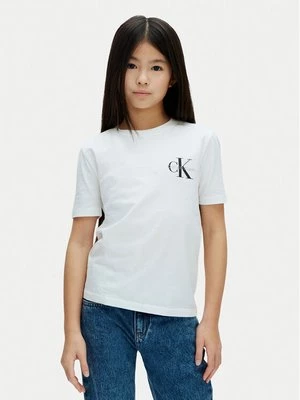 Obrázek produktu Calvin Klein Jeans T-Shirt Chest Monologo LV1CKSJA32 Bílá Regular Fit