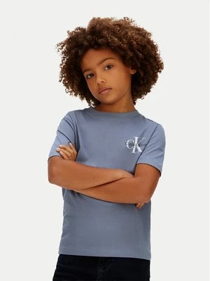 Obrázek produktu Calvin Klein Jeans T-Shirt Chest Monologo LV1CKSJA32 Modrá Regular Fit