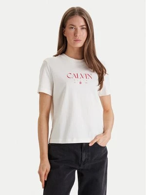 Obrázek produktu Calvin Klein Jeans T-Shirt Cktail Concept LV047E813G Bílá Regular Fit