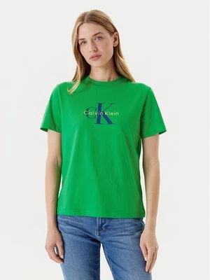 Obrázek produktu Calvin Klein Jeans T-Shirt Hero Classic LV047B865G Zelená Regular Fit