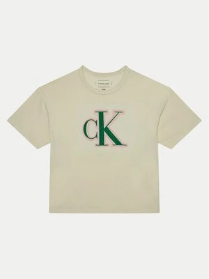 Obrázek produktu Calvin Klein Jeans T-Shirt IG0IG02806 Écru Boxy Fit