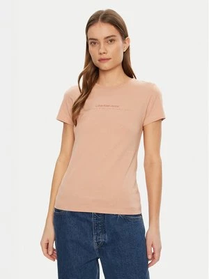 Obrázek produktu Calvin Klein Jeans T-Shirt Institutional Graphic J20J224990 Oranžová Slim Fit