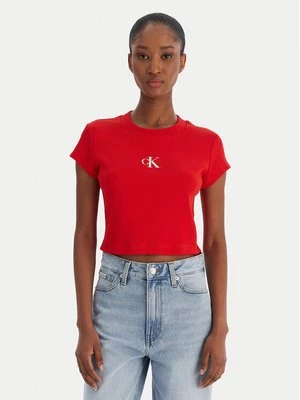 Obrázek produktu Calvin Klein Jeans T-Shirt LV047AB802 Červená Slim Fit