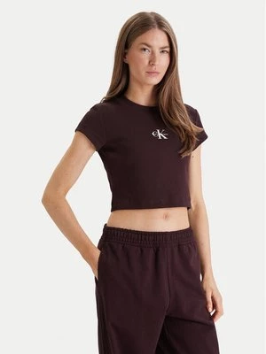 Obrázek produktu Calvin Klein Jeans T-Shirt LV047AB802 Hnědá Slim Fit